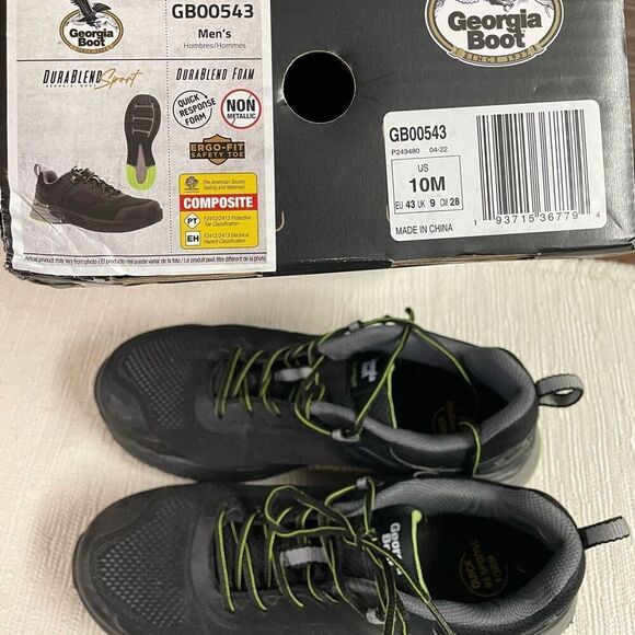 GEORGIA BOOT Work GB00543 DuraBlend Sport Composite Toe Electrical Hazard NEW - Picture 14 of 15